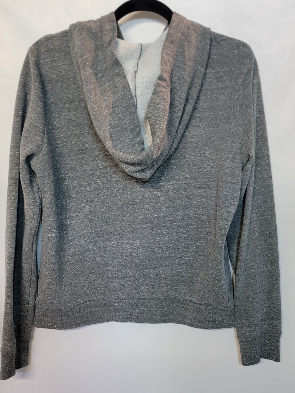 PINK Victoria's Secret Gray Zip-Up Hoodie with White Logo - Picture 2 of 10